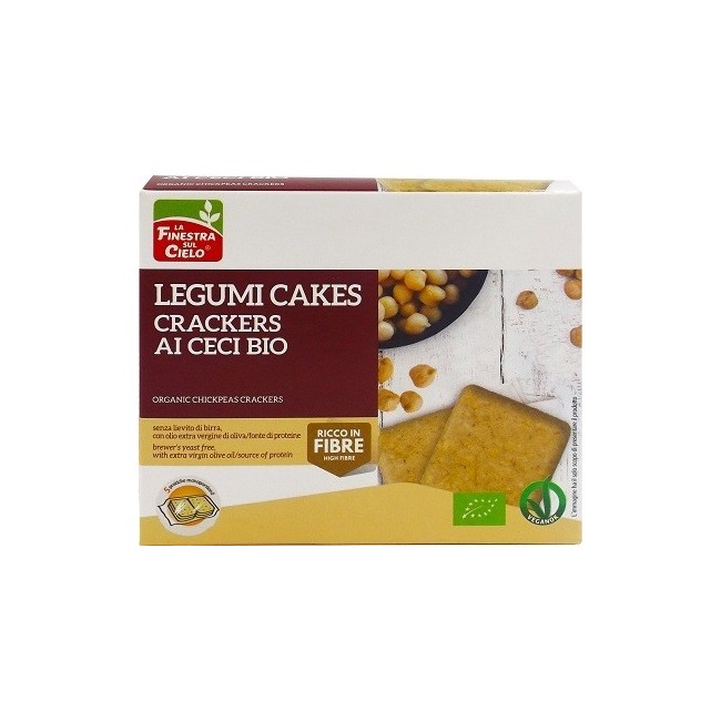 La Finestra sul cielo Legumicakes-crackers di ceci 250 gr