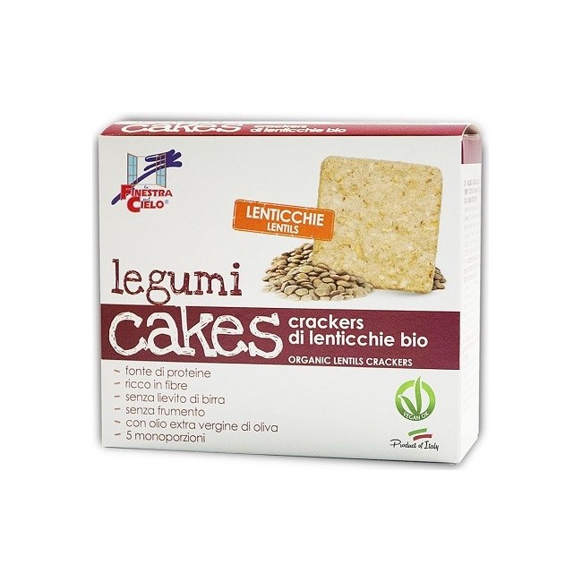 La Finestra sul cielo Legumicakes-crackers di lenticchie 250 mg