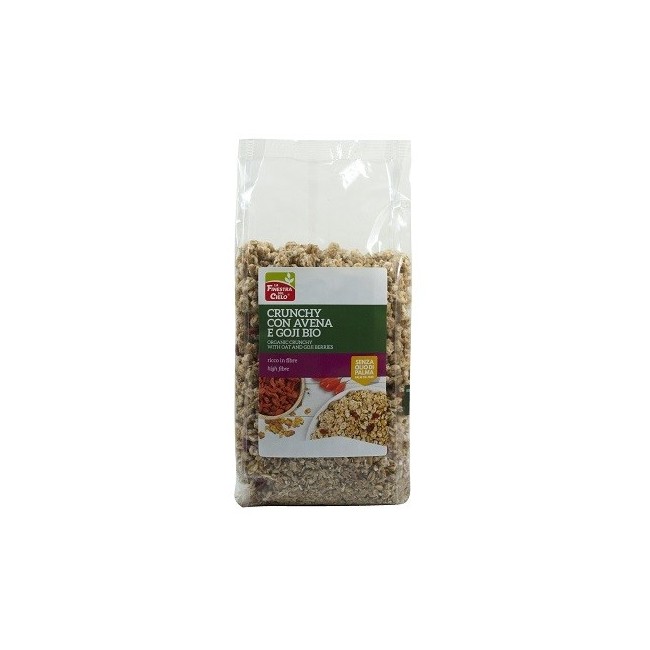 La finestra sul cielo crunchy con avena e bacche di goji bio 375 g