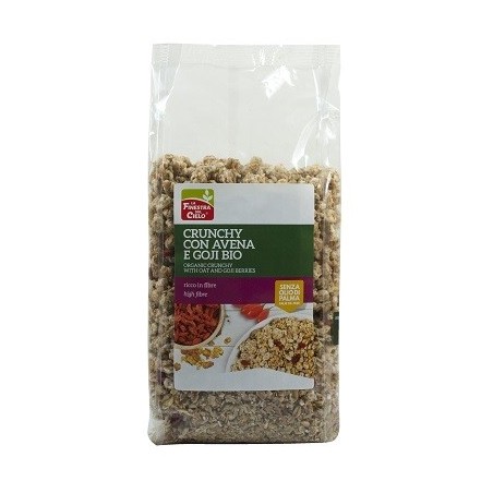 La finestra sul cielo crunchy con avena e bacche di goji bio 375 g