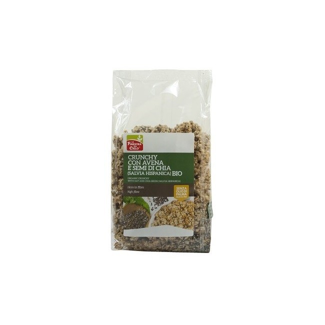 La Finestra sul cielo crunchy con avena e semi di chia bio 375 gr