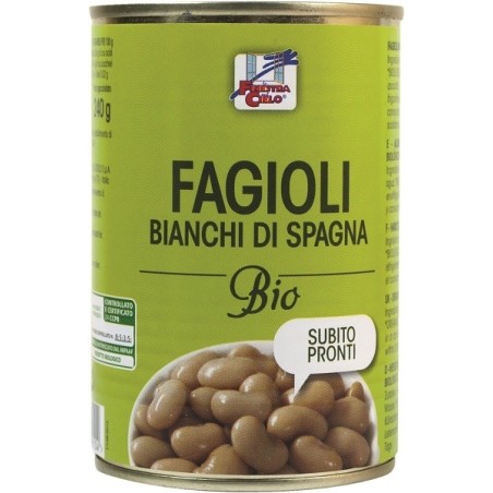 La finestra sul cielo Fagioli bianchi di spagna pronti bio 400 g