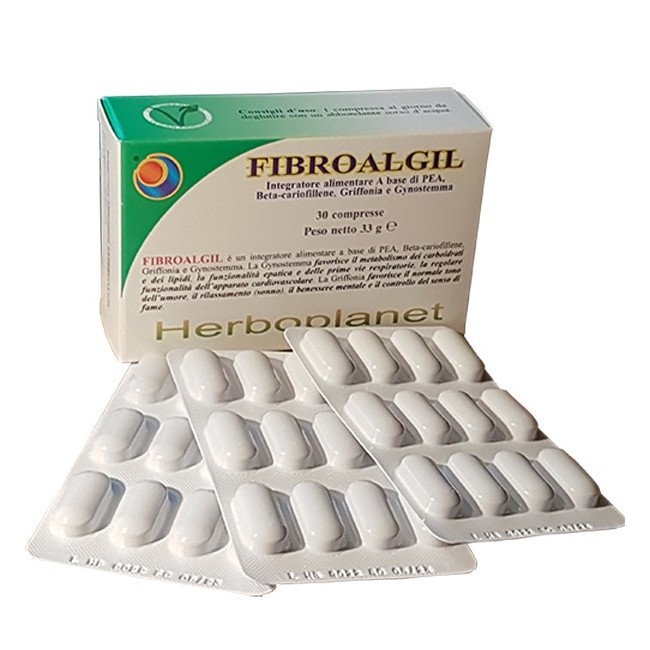 Herboplanet Fibroalgil 30 compresse integratore di PEA