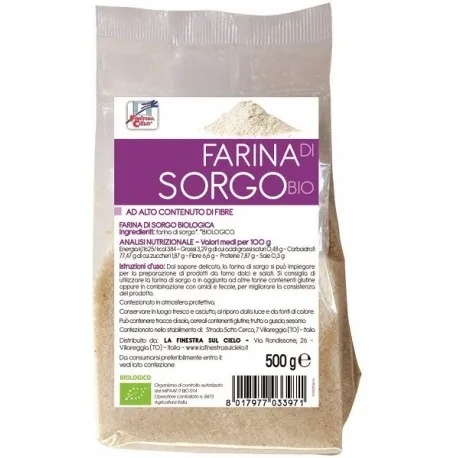 Farina di Sorgo 500 g BIO- La Finestra sul Cielo Vivibio