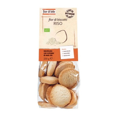 Fior di loto Fior di biscotti riso alimento biologico 250 g