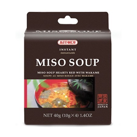 Biotobio Mitoku zuppa di miso istantanea alle alghe 4 bustine da 10 gr