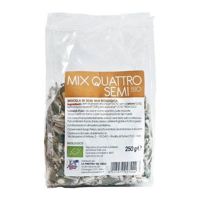 La Finestra sul cielo Mix 4 semi alimento bio 250 g