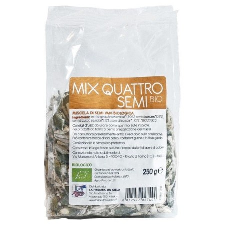 La Finestra sul cielo Mix 4 semi alimento bio 250 g