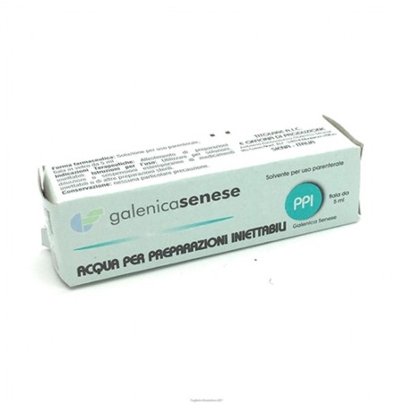 Galenica senese acqua per soluzioni iniettabili 5 ml