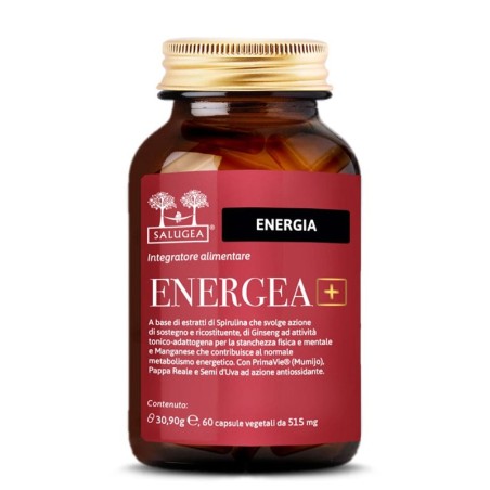 Salugea energea+ 60 capsule integratore a base di spirulina