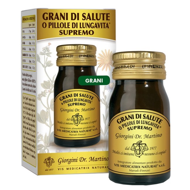 Dottor Giorgini Grani di salute o pillole di lungavita supremo 30 g