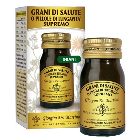 Dottor Giorgini Grani di salute o pillole di lungavita supremo 30 g