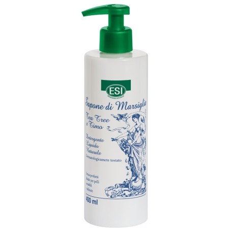 Esi sapone liquido marsiglia tea tree e timo 400 ml