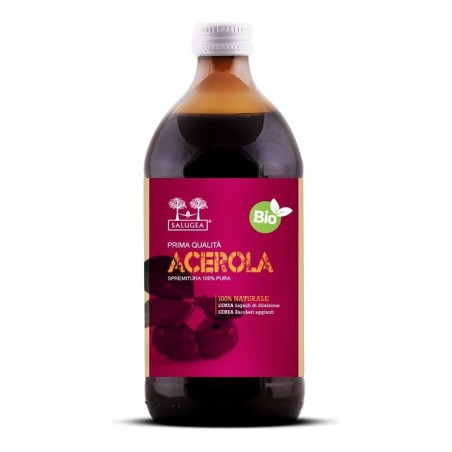 Salugea succo acerola bio 500 ml bevanda con vitamina c