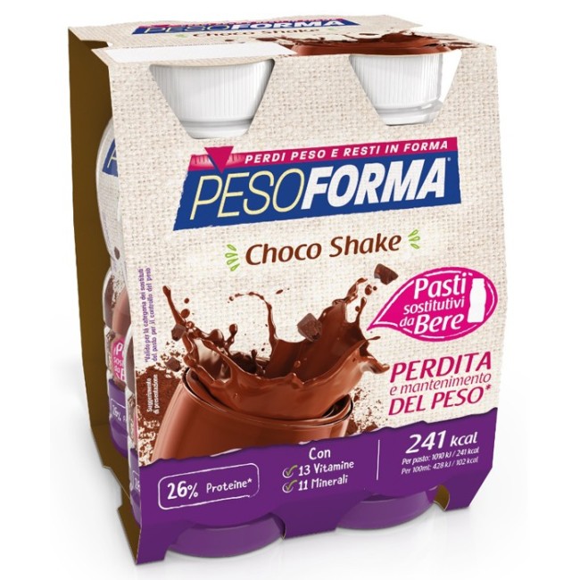 Pesoforma choco shake pasto sostitutivo 4x236 ml