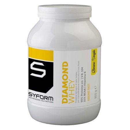 New Syform Diamond whey banana vaniglia polvere 900 g