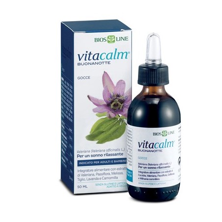 Bios line Vitacalm buonanotte gocce per dormire 50 ml