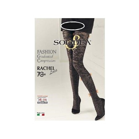 Solidea Rachel collant in pizzo compressione 70 lace antracite 