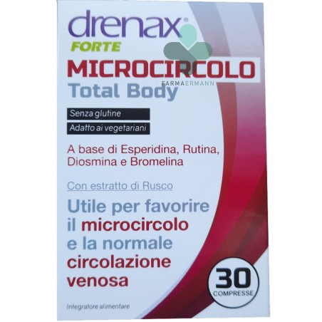 Drenax forte microcircolo total body 30 compresse