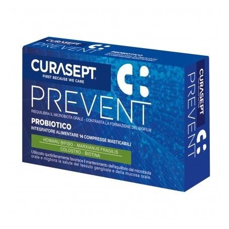 Curasept prevent probiotico 14 compresse masticabili