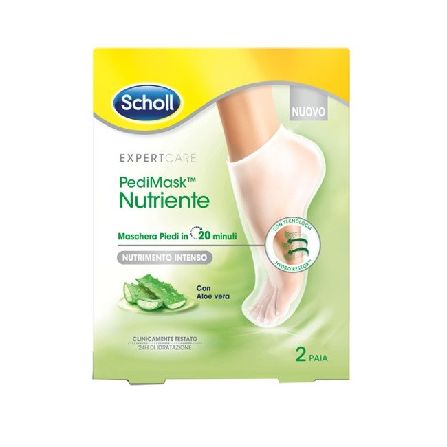 Scholl pedimask aloe vera calzini maschera 2 paia