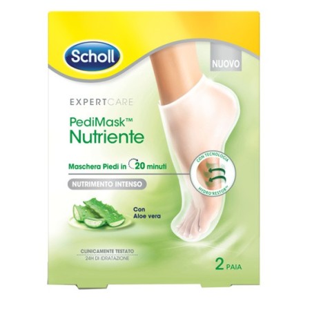 Scholl pedimask aloe vera calzini maschera 2 paia