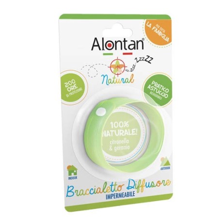 Alontan braccialetto insetto repellente con citronella 1 pezzo