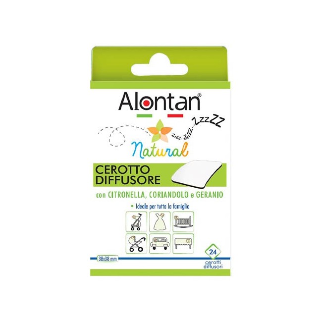 Alontan natural cerotto antizanzara adesivo 21 pezzi