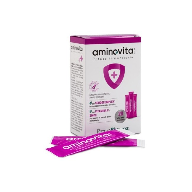 Aminovita plus difese immunitarie 20 stick pack x 2,5 g