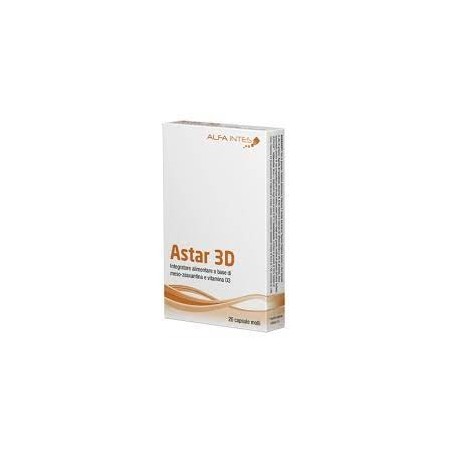 Alfa intes Astar 3d integratore antiossidante 20 capsule molli