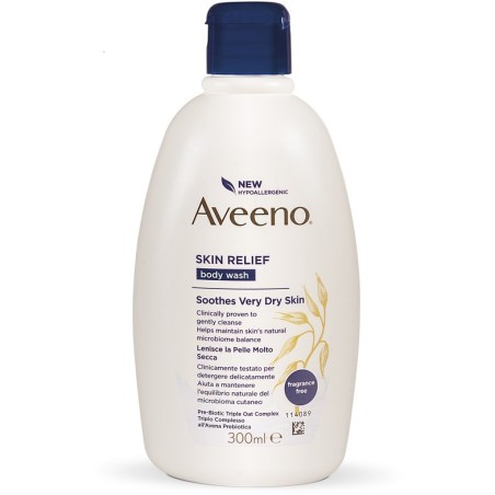 Aveeno skin relief wash detergente senza profumo 300 ml