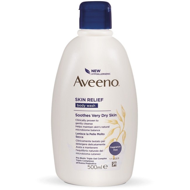 Aveeno skin relief wash detergente lenitivo 500 ml