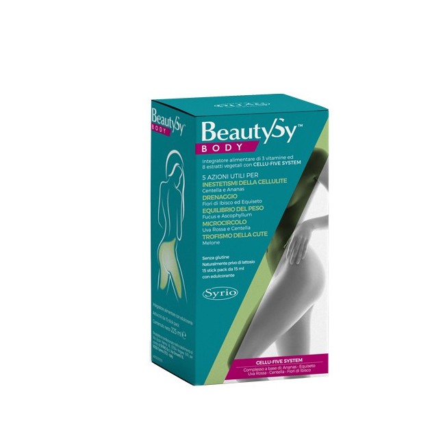 Syrio Beauty sy body integratore per cellulite 15 stick pack