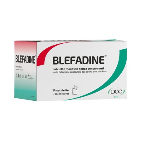 Blefadine 14 salviette monouso per detersione perioculare