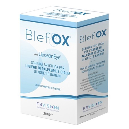 Blefox schiuma per igiene palpebre e ciglia 50 ml