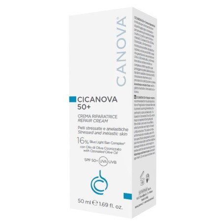 Canova Cicanova crema riparatrice pelli fragili 50+ 50 ml