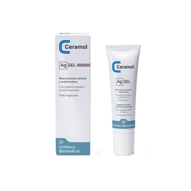 Unifarco Ceramol ag gel lenitivo e ristrutturante 30 ml