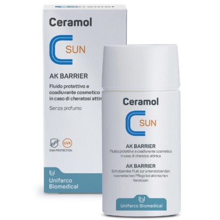 Ceramol sun ak barrier 50 ml crema per cheratosi attinica