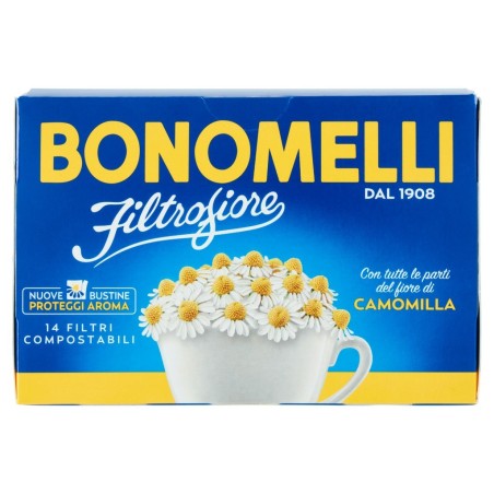 Bonomelli Camomilla filtro fiore tisana calmante 14 filtri