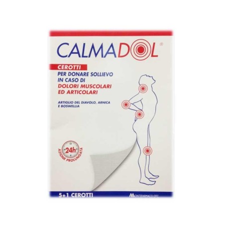 Montefarmaco Calmadol Cerotto Autoriscaldante 13cm x 10cm 6 Pezzi