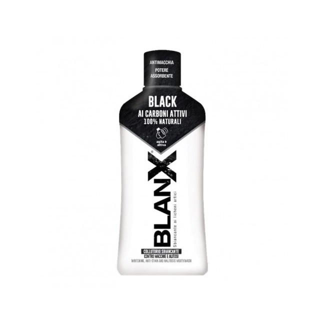 Blanx collutorio black sbiancante e rinfrescante 500 ml