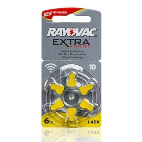 Batterie rayovac zinco ario modello 10 6 pezzi