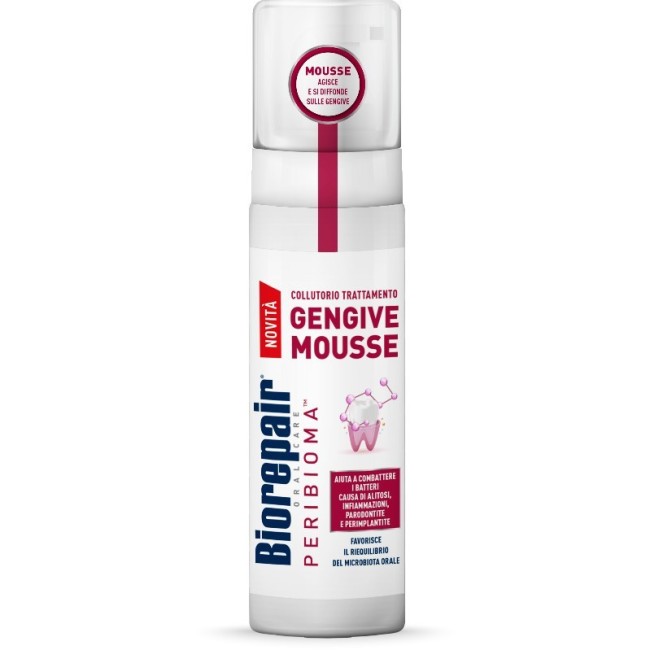 Biorepair Peribioma Mousse Collutorio per gengive infiammate 200 ml