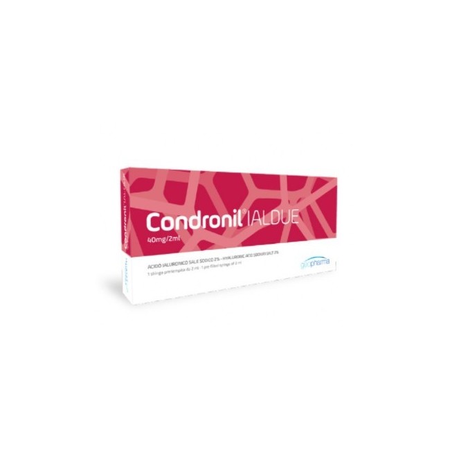 Condronil ialdue siringa intra-articolare acido ialuronico 40 mg 2 mlL