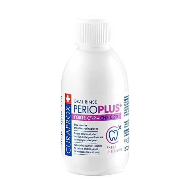 Curaprox collutorio perioplus+ forte clorexidina 0,20% 200 ml