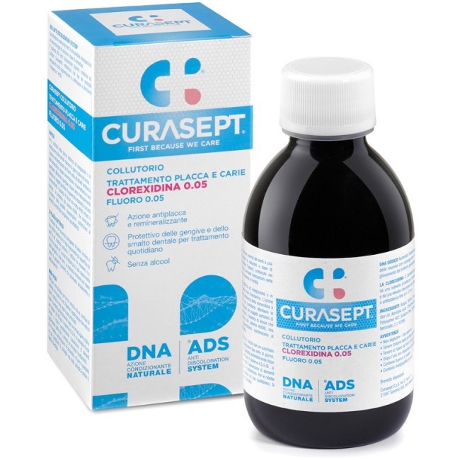 Curasept collutorio con clorexidina 0,05 ads + dna 200 ml