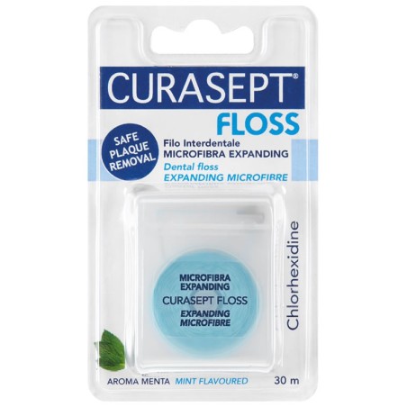 Curasept floss expanding filo interdentale con microfibra