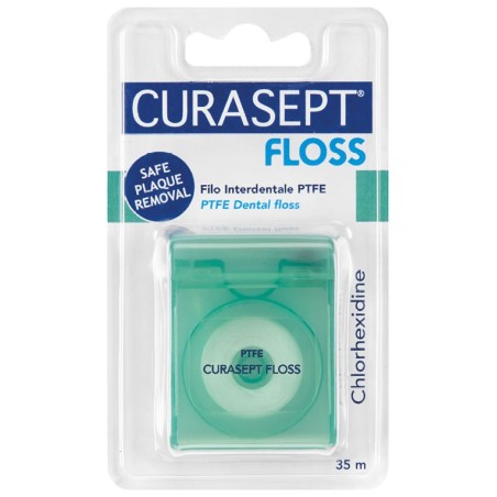 Curasept floss ptfe tape filo interdentale con clorexidina