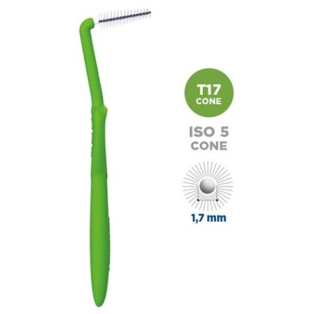 Curasept proxi angle t17 verde per la pulizia di spazi interdentali