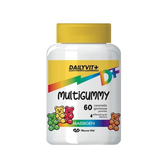 Massigen Dailyvit multigummy 60 caramelle gommose